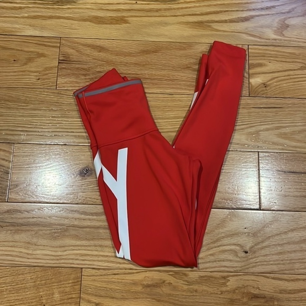 Stella McCartney for Adidas Red TP tights work out pants XXS - Picture 12 of 12